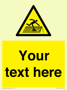 Custom Figure on Roof Sign